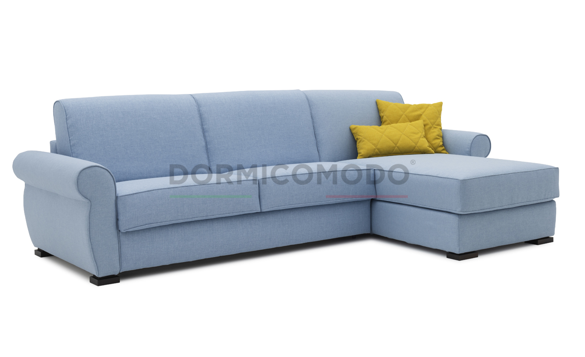 Divano letto con penisola contenitore - D1005CL