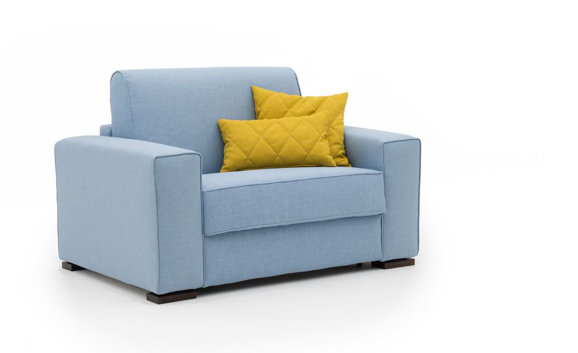 Poltrona letto trasformabile con porta cuscini - Poltrone Letto - D1004P1